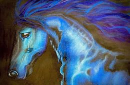 Blue horse (2022)